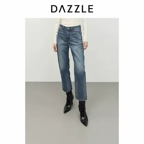 DAZZLE地素 裤子2024冬季新款牛仔裤商品大图