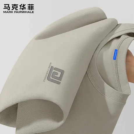 马克华菲港风复古t恤男长袖纯棉2025新款秋季百搭体恤衫男款上衣X商品大图