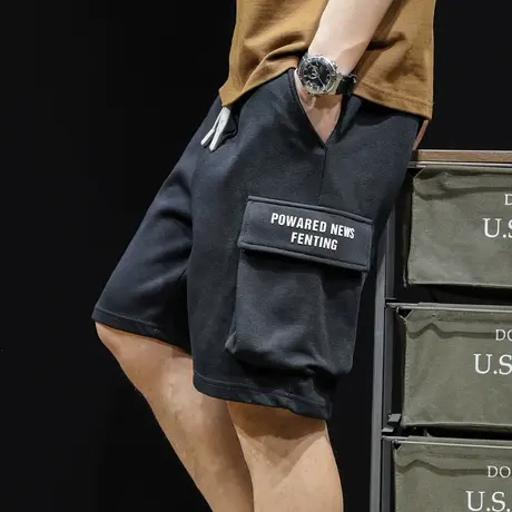 工装短裤男士五分裤夏季潮牌5分休闲男裤大码运动裤子男2024新款图片