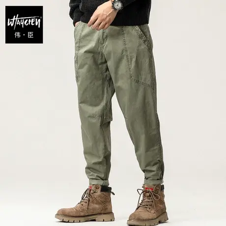 伟臣2023秋冬新品大码男式工装裤肥佬加肥加大休闲裤胖子直筒长裤商品大图