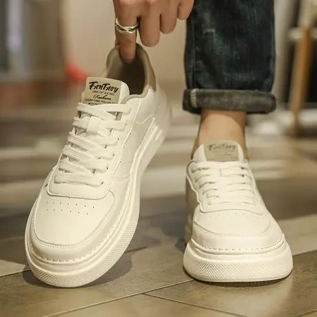 莆田男鞋春夏季高级感潮流休闲板鞋男士运动百搭小白潮鞋2024新款商品大图