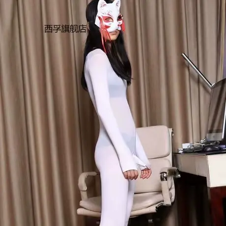 大码全身丝袜一体连体袜春夏紧身修身连体衣cos商品大图