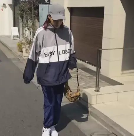 2023薄款春秋女装防晒衣蔡徐坤黄子韬同款衣服女学生IKUN运动外套商品大图