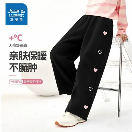 真维斯童装女童裤子2025新款秋装儿童秋季运动裤长裤中大童休闲裤商品大图