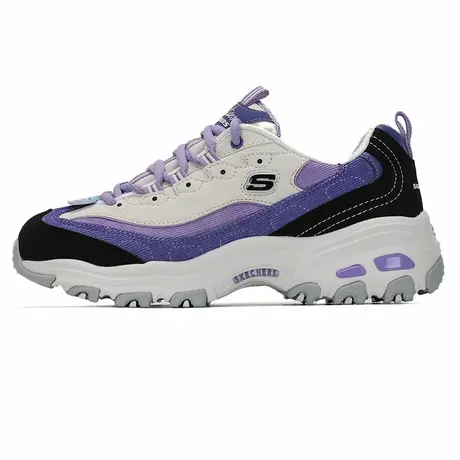 斯凯奇（Skechers）女鞋秋季新款奶茶熊厚底老爹鞋增高熊猫鞋舒适商品大图