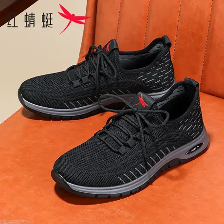红蜻蜓男鞋春季新款舒适软底耐磨网面鞋透气缓震户外运动休闲鞋子商品大图