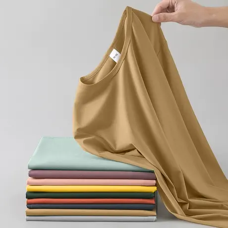 长袖t恤男莫代尔内搭双面德绒打底衫秋冬季保暖内衣加绒纯色秋衣商品大图