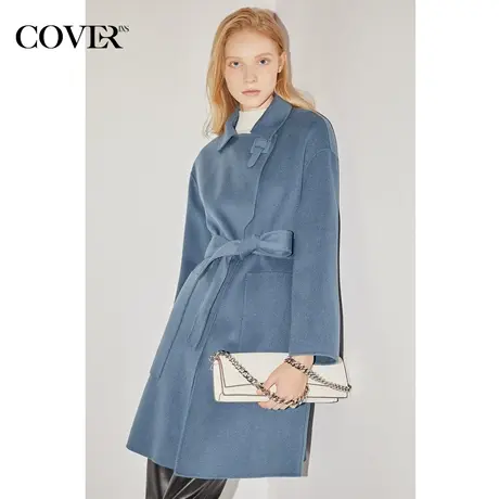 COVER冬季110支羊毛美拉德毛呢外套图片