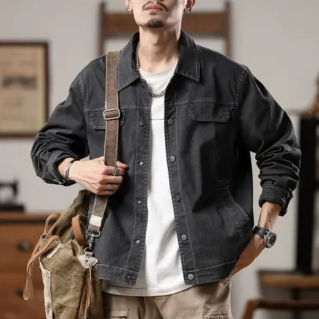 休闲百搭外套潮流工装男夹克外套男士休闲外套秋冬男款男士外套图片