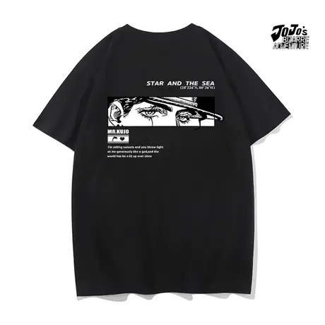 秀洛吉良吉影短袖t恤男女JOJO的奇妙冒险周边动漫衣服纯棉夏体恤商品大图