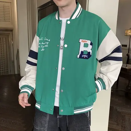 春秋款外套男士棒球服夹克秋冬款潮牌情侣秋季上衣2023新款青少年商品大图