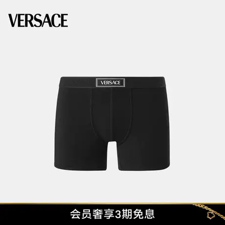 【春夏新品】VERSACE/范思哲 男士90s Versace 徽标长款平角裤图片