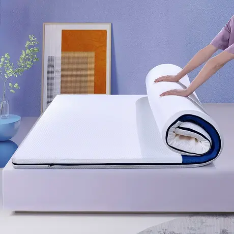 富安娜床垫凝胶记忆棉床垫学生宿舍海绵垫家用榻榻米软垫图片