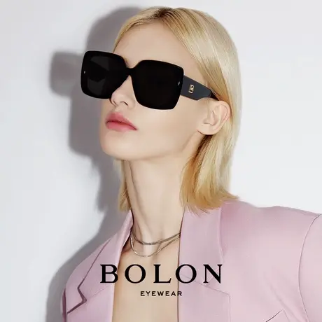 BOLON暴龙眼镜2025新款板材太阳镜防晒大框宽腿墨镜男女潮BL3183图片