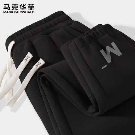 马克华菲束脚卫裤男款复古休闲裤男士春秋款宽松大码运动裤子男X商品大图