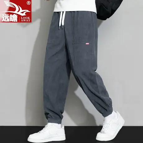 裤子男款春秋款男裤2023秋季新款束脚卫裤宽松运动裤男士休闲长裤商品大图