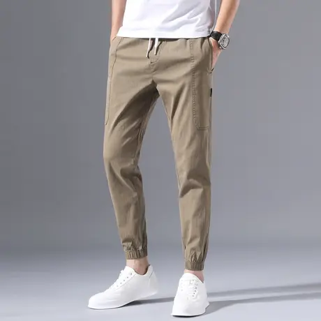 春季男裤子束脚裤小脚男士休闲裤宽松青少年帅气学生男装潮流百搭商品大图