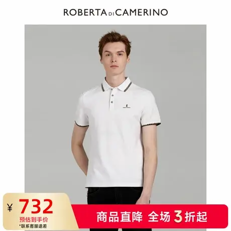 [多色可选]ROBERTA诺贝达男装男士短袖POLO衫夏季新款休闲短袖T恤图片