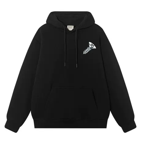 潮牌个性螺丝刀连帽卫衣男秋冬款宽松情侣装衣服动漫周边加绒帽衫商品大图