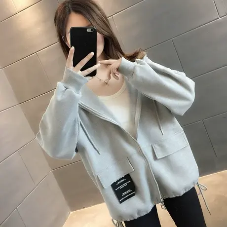 卫衣2023年新款女装韩版秋冬季秋款秋装宽松女士加厚上衣外套爆款图片