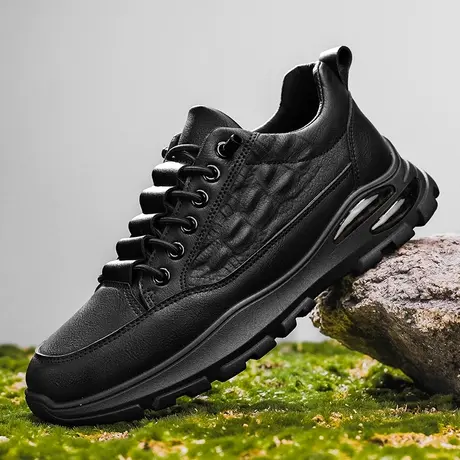 2023新款男士雨鞋冬季厨房防滑鞋厨师水鞋短筒劳保雨靴防水鞋男款商品大图