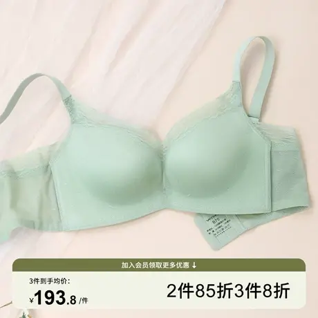 芬怡专柜同款内衣女大胸承托防下垂中薄款聚拢大胸显小文胸EV119图片