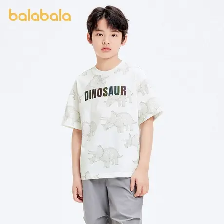 巴拉巴拉童装短袖t恤男童印花打底衫2024新款儿童夏装中大童上衣商品大图