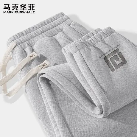 马克华菲运动卫裤男秋季2025新款潮流休闲男士束脚裤宽松男裤子X商品大图