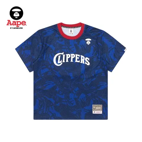 AAPE x MITCHELL & NESS圣地亚哥快船队猿颜刺绣贴布T恤9375XXE商品大图