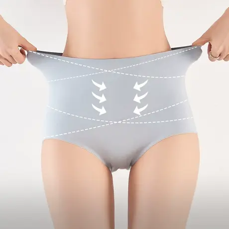 安全裤内裤二合一收腹提臀高腰无痕大码不卷边夏季胖mm薄款打底裤图片