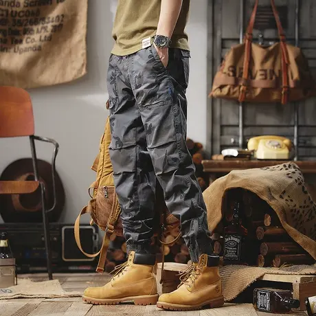 Modi Nick/摩帝尼克工装裤男男士休闲裤男裤宽松休闲潮流裤子男款商品大图