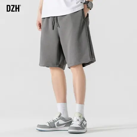 男士速干短裤休闲宽松冰丝五分裤男夏季薄款男款裤子沙滩裤大裤衩商品大图