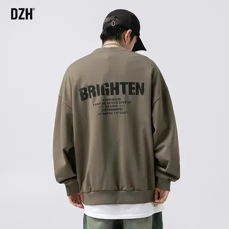 男士卫衣男款秋季潮牌男2023新款情侣秋装休闲外套美式复古上衣服商品大图