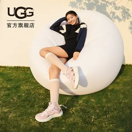UGG夏季女士糖果撞色舒适厚底休闲弹力鞋带时尚凉鞋 1125098图片