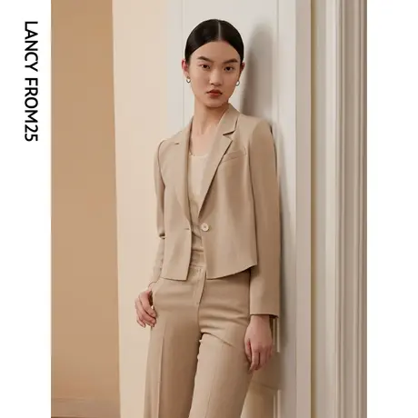 LANCY/朗姿气质通勤职业夏季新款西装专柜同款图片