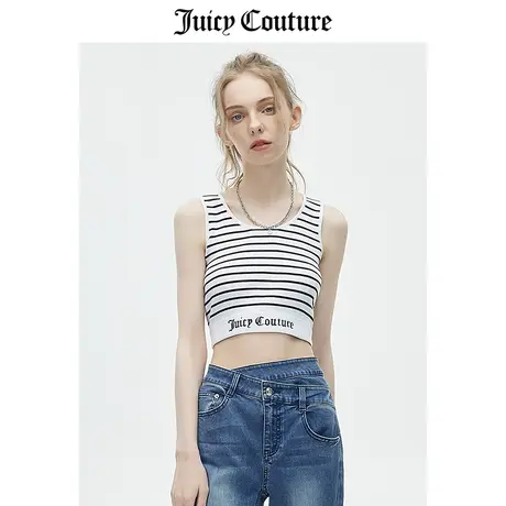Juicy Couture橘滋背心女2023夏季新款百搭美式甜酷辣妹短款吊带图片