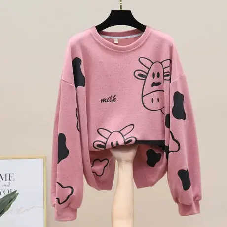 春秋女装薄款宽松韩版上衣外套春装2023新款爆款春季卫衣女ins潮商品大图