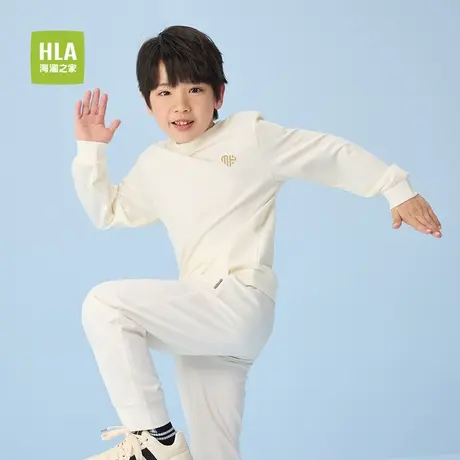 HLA/海澜之家亦心即为系列卫衣25春秋新款宝宝休闲上衣男女童儿童商品大图