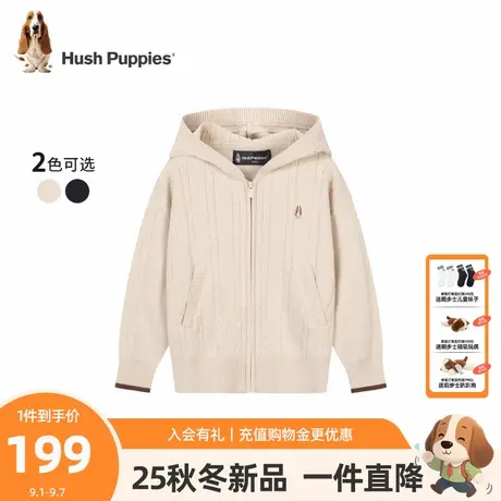 【25冬新品】暇步士童装儿童针织衫男童休闲开身线衣女童时尚毛衣商品大图