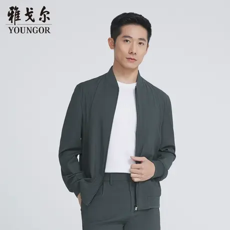 雅戈尔奥莱 商场同款男士单夹克秋冬新款官方商务休闲外套男商品大图