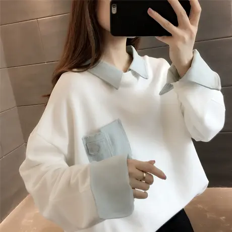 卫衣2024年新款女装韩版春秋季春款春装宽松女士薄款上衣外套爆款商品大图