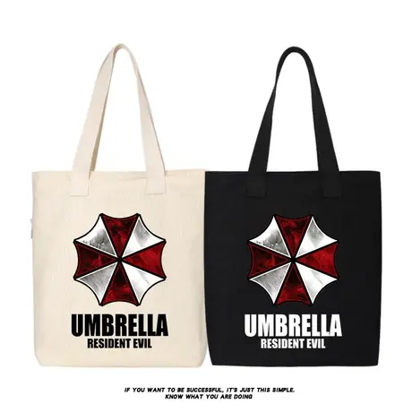 秀洛生化危机游戏周边帆布包保护伞单肩包手提包手拎购物包袋子商品大图