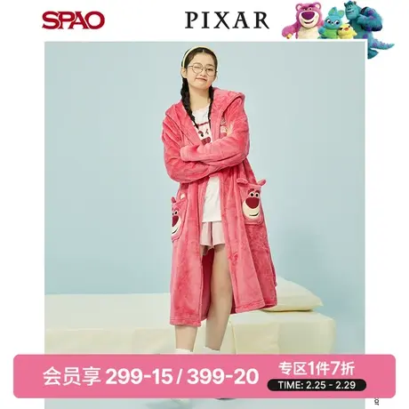 SPAO皮克斯毛毛狂欢系列春季新款情侣款家居服SPGND1CD03商品大图