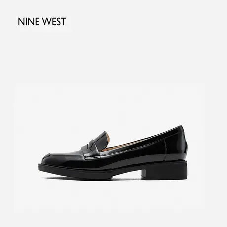 Nine West/玖熙黎明游戏经典英伦乐福鞋女2025夏季新款低跟单鞋商品大图