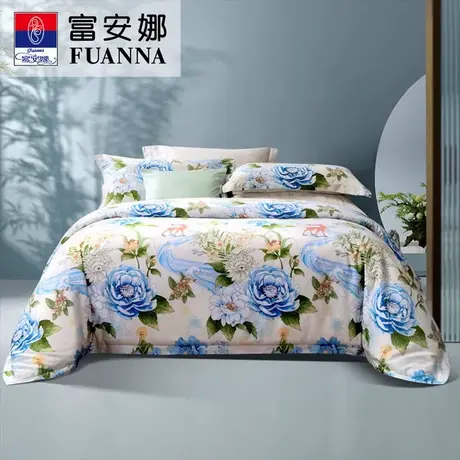 【618真五折】富安娜60支印花四件套商品大图