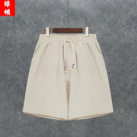 2023亚麻短裤装棉麻五分裤宽松直筒夏季复古汉服亚麻休闲裤商品大图