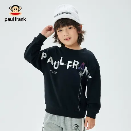 大嘴猴童装儿童春秋卫衣2023新款字母男童圆领套头长袖中大童上衣商品大图