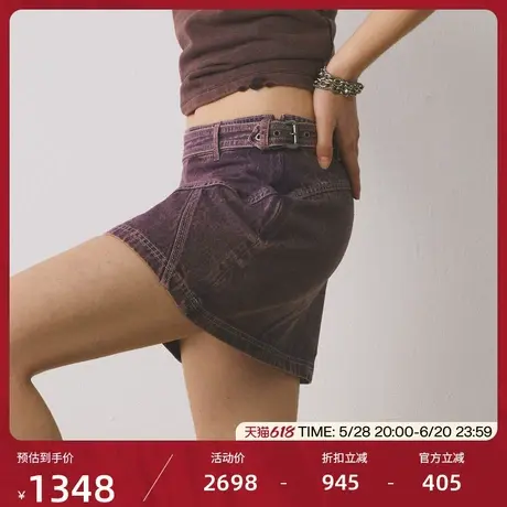 ASH女装2024夏季新款SKIRT系列牛仔短裙性感裙子图片