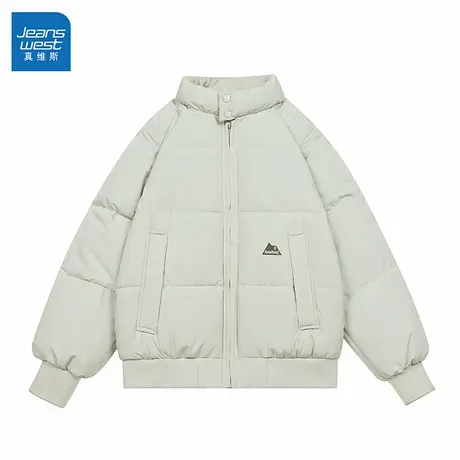 GL真维斯棉服女2025新款冬季时尚气质加厚保暖立领面包服棉衣棉袄图片
