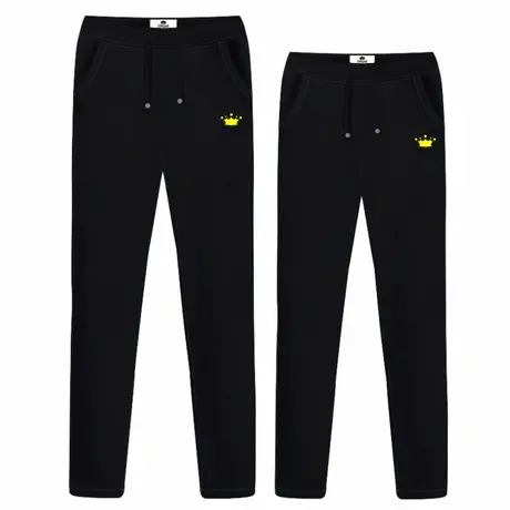 Ohlyah品牌男女收口裤卫衣印花薄款运动裤休闲裤宽松小脚情侣裤子商品大图